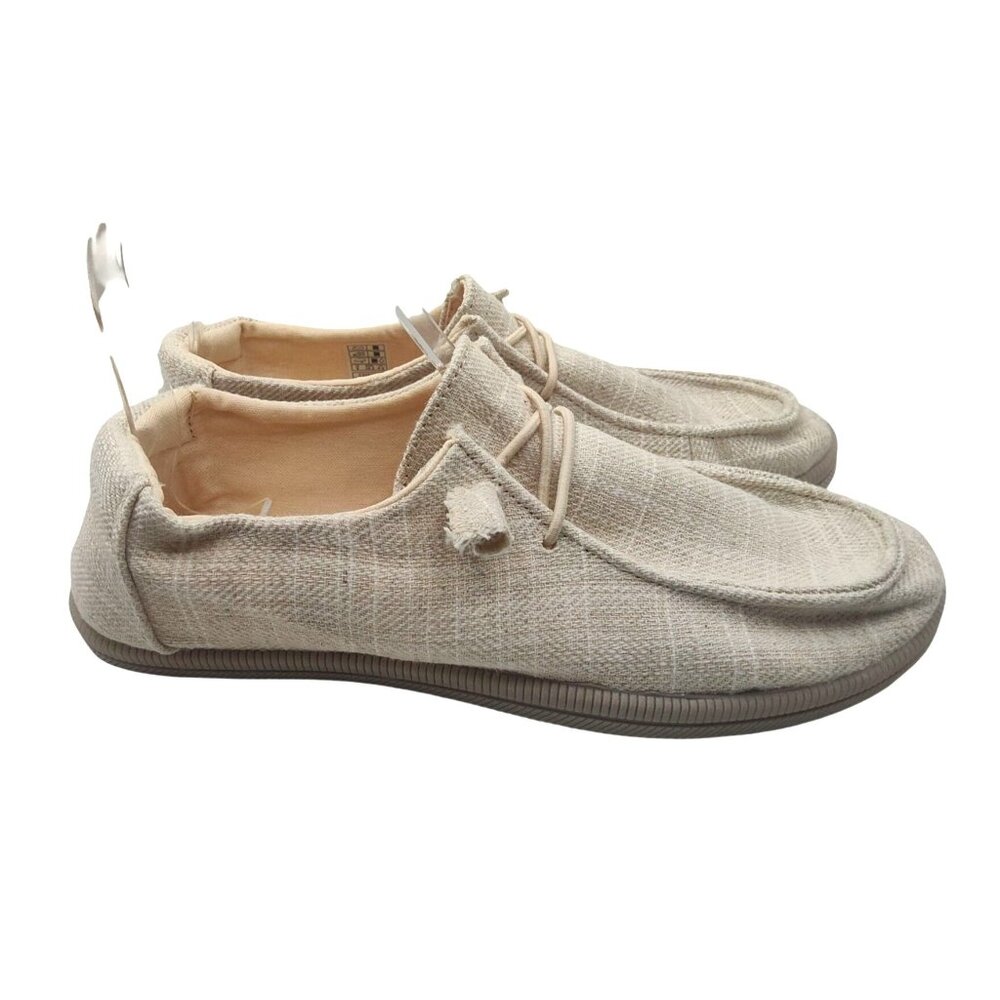 Rocket Dog Womens Mellow Brian Slip-On Shoes Size 8 Beige Textured Cotton Casual - Picture 4 of 9